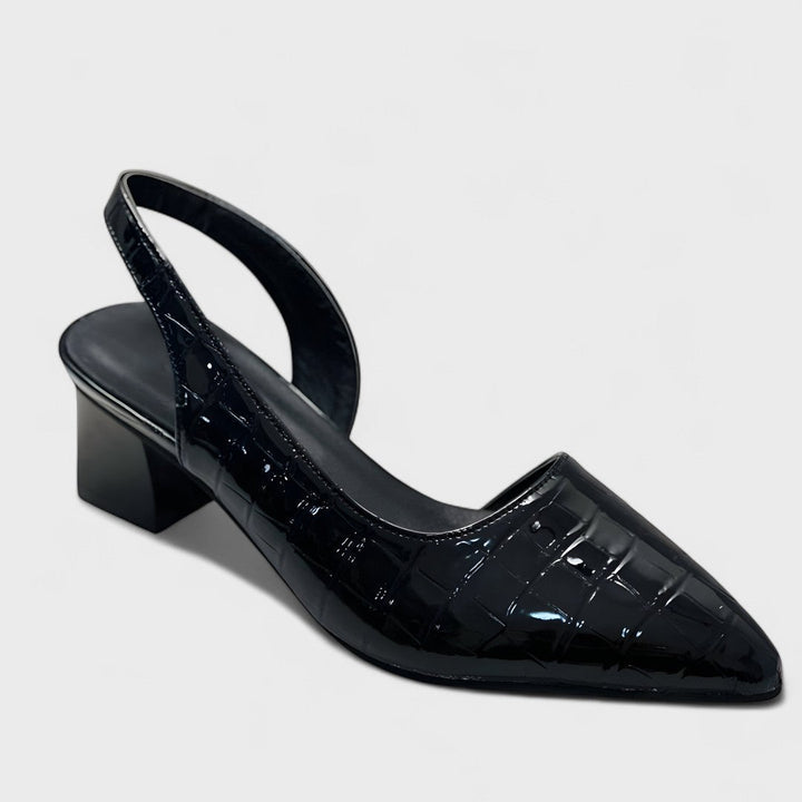 Elena - Slingback de tacón cómodo