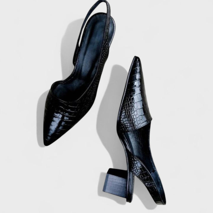 Elena - Slingback de tacón cómodo